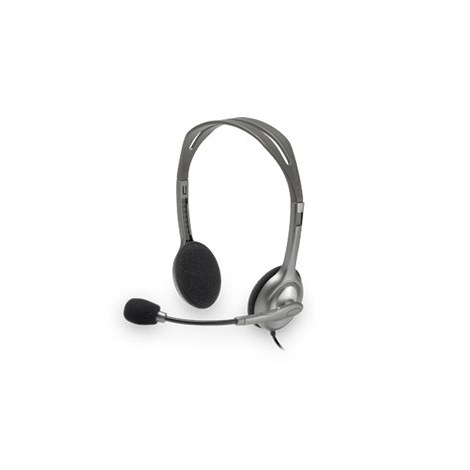 Logitech | Stereo headset | H111 | Built-in microphone | 3.5 mm | Grey - 6